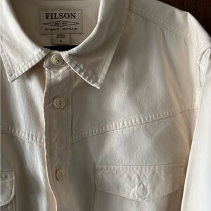 Men's XL Filson Yukon Button Down Collared Cotton Shirt.
